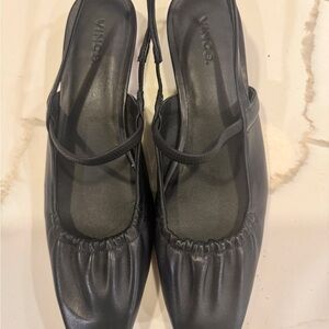 Vince Black Leather Flats for Women beautiful leather never worn